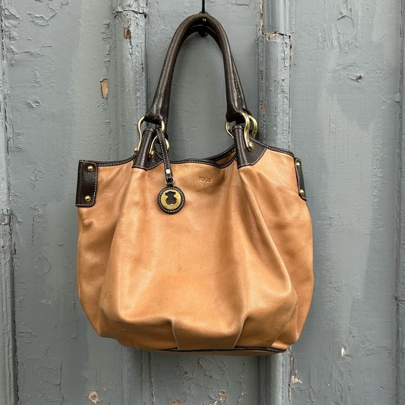 Tous Leather shoulder bag, 16.5”x 11.5”x 6.5” - Picture 1 of 14